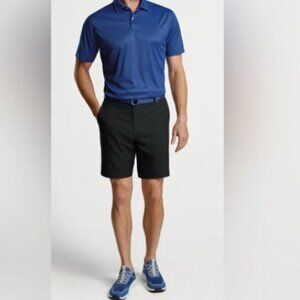 Peter Millar Black Crown Sport Short in Size 35